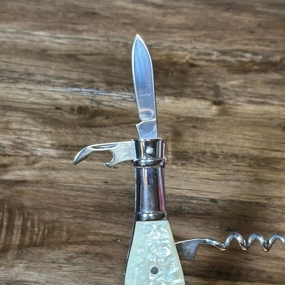 💥RH RESTORATION HARDWARE VTG Corkscrew Bottle Opener Tool Wood Box - Picture 4 of 5